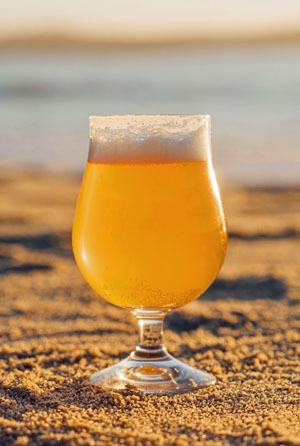 2016 04 National Beer Day beer on beach