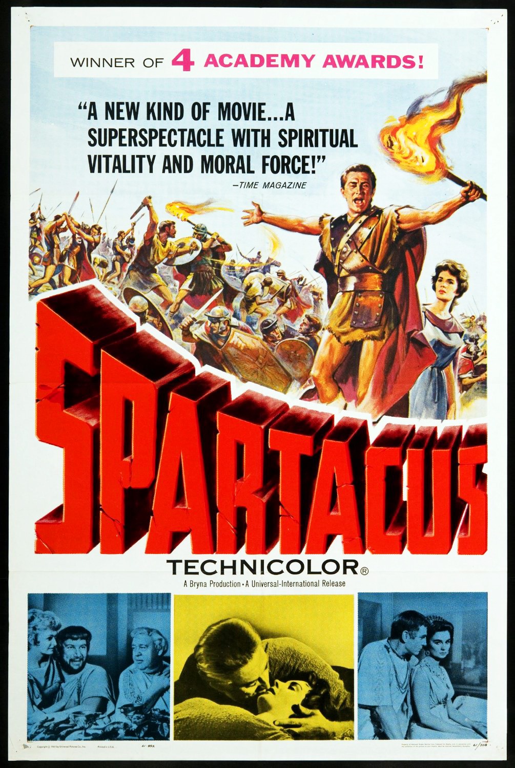 The original Spartacus movie poster