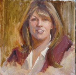 Kat was honored as one of "The Faces of Ventura." Portrait by renowned local artist Johanna Spinks.