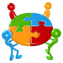 teamwork circle